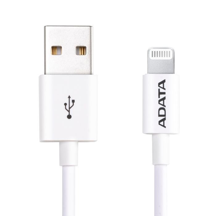 ADATA Lightning MFI USB Cable White 1m