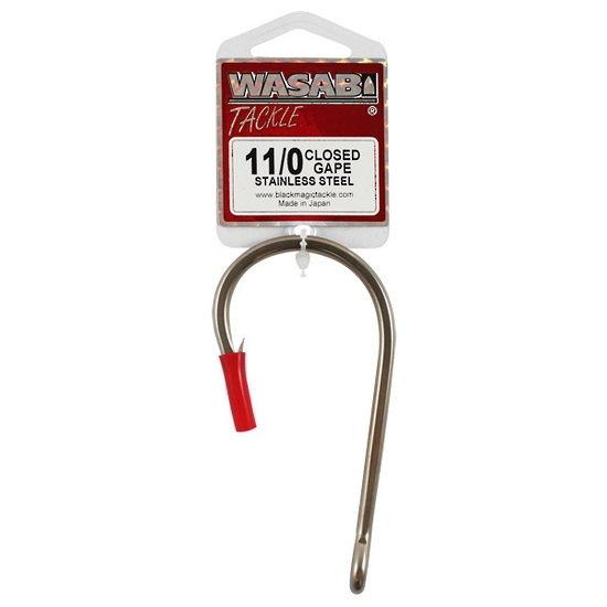 Wasabi Tackle Stainless Steel Closed Gape Game Hook