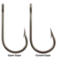 Wasabi Tackle Stainless Steel Game Hook Closed Gape 5/0 Thumbnail Wasabi Tackle Stainless Steel Game Hook Closed Gape 5/0