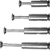 V-Quipment Stainless Steel Gas Strut with Fittings 280-440mm