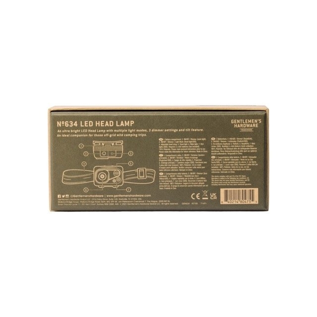 Gentlemen's Hardware LED Headlamp