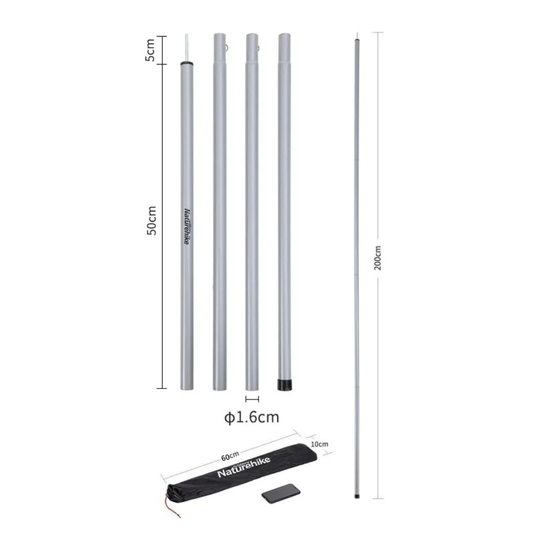 Naturehike Canopy Shelter Poles 2m Pair
