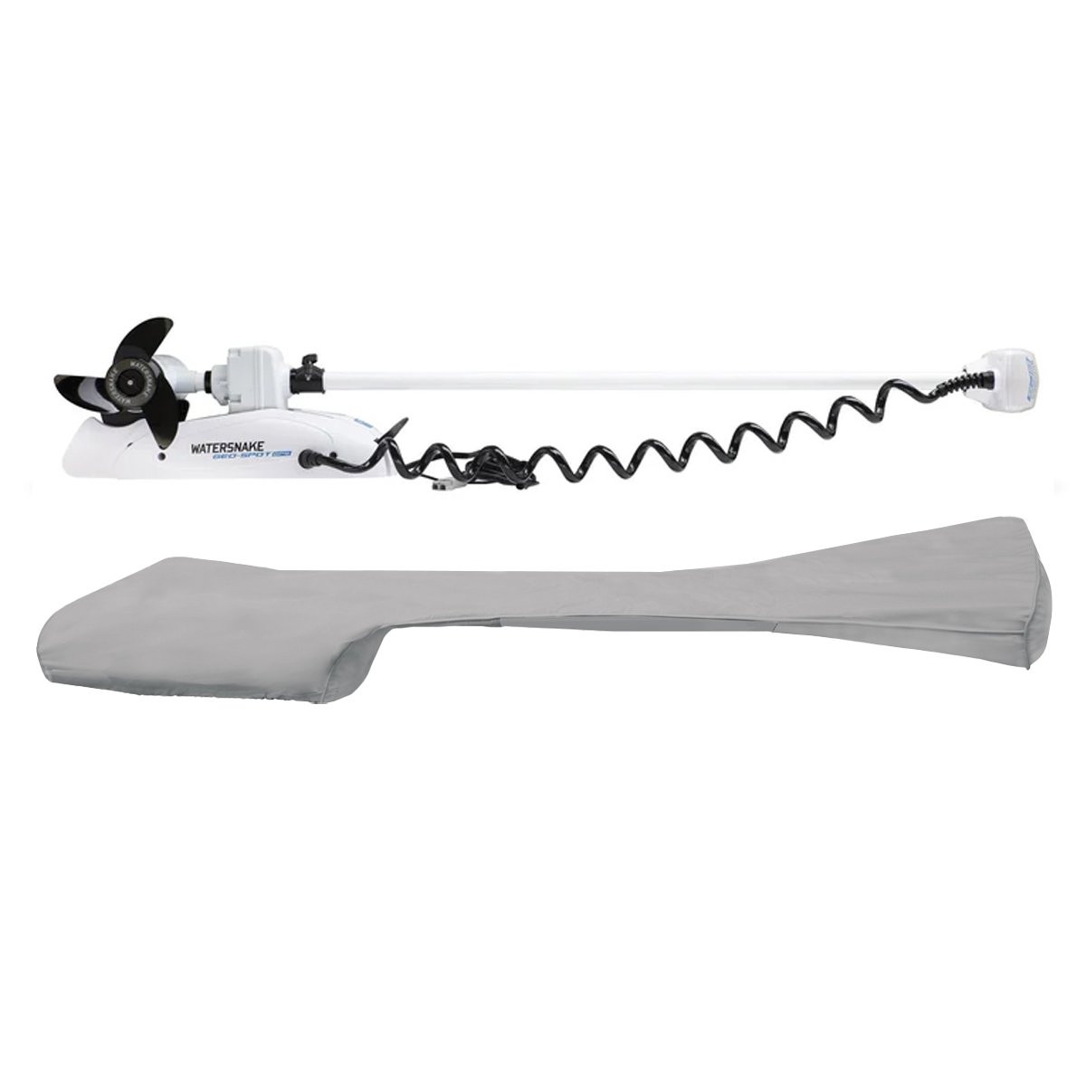 Oceansouth UPF50 Trolling Motor Cover for Watersnake Geo-Spot GPS 66in Grey