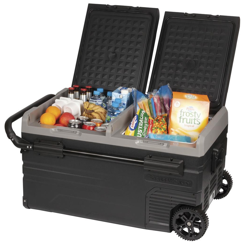 Brass Monkey Dual Zone Fridge/Freezer 75L with Battery Compartment