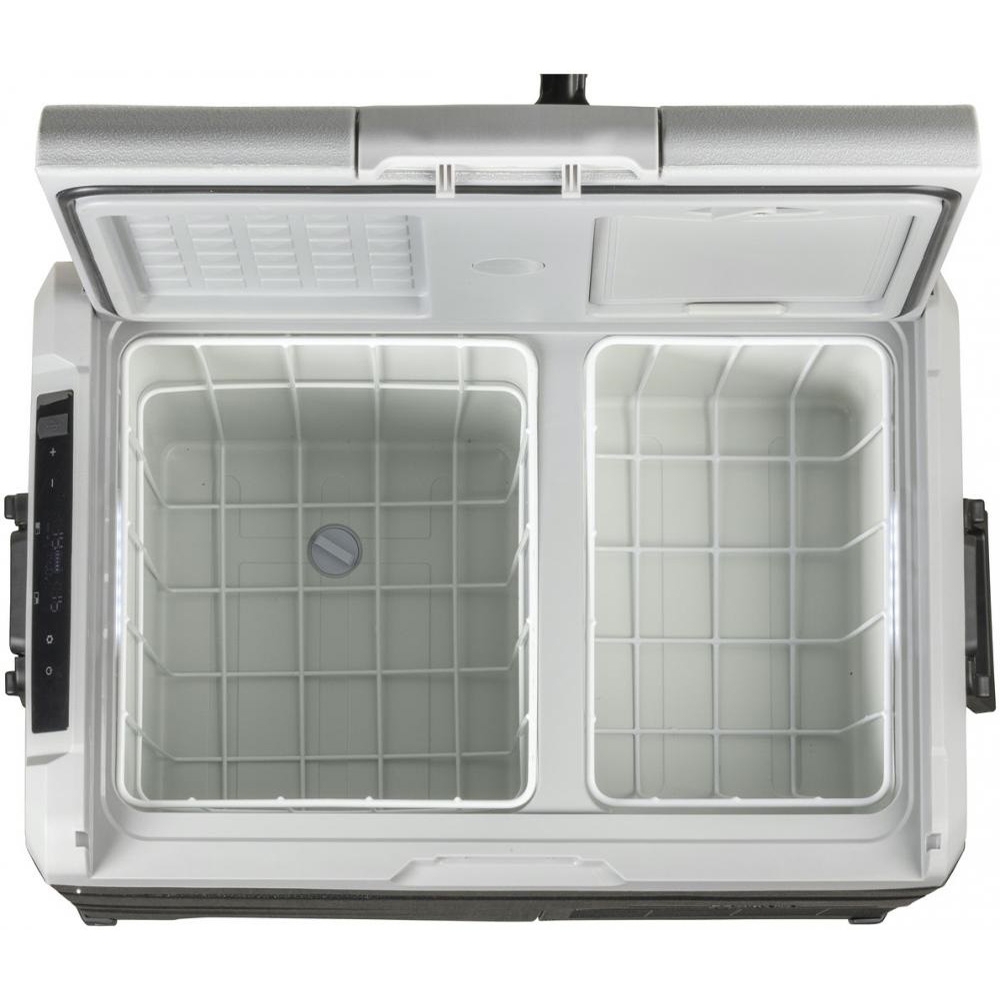 Rovin Dual Zone Portable Fridge/Freezer 55L 12/24V 240V Solar Ready - Brand New, Rough Packaging
