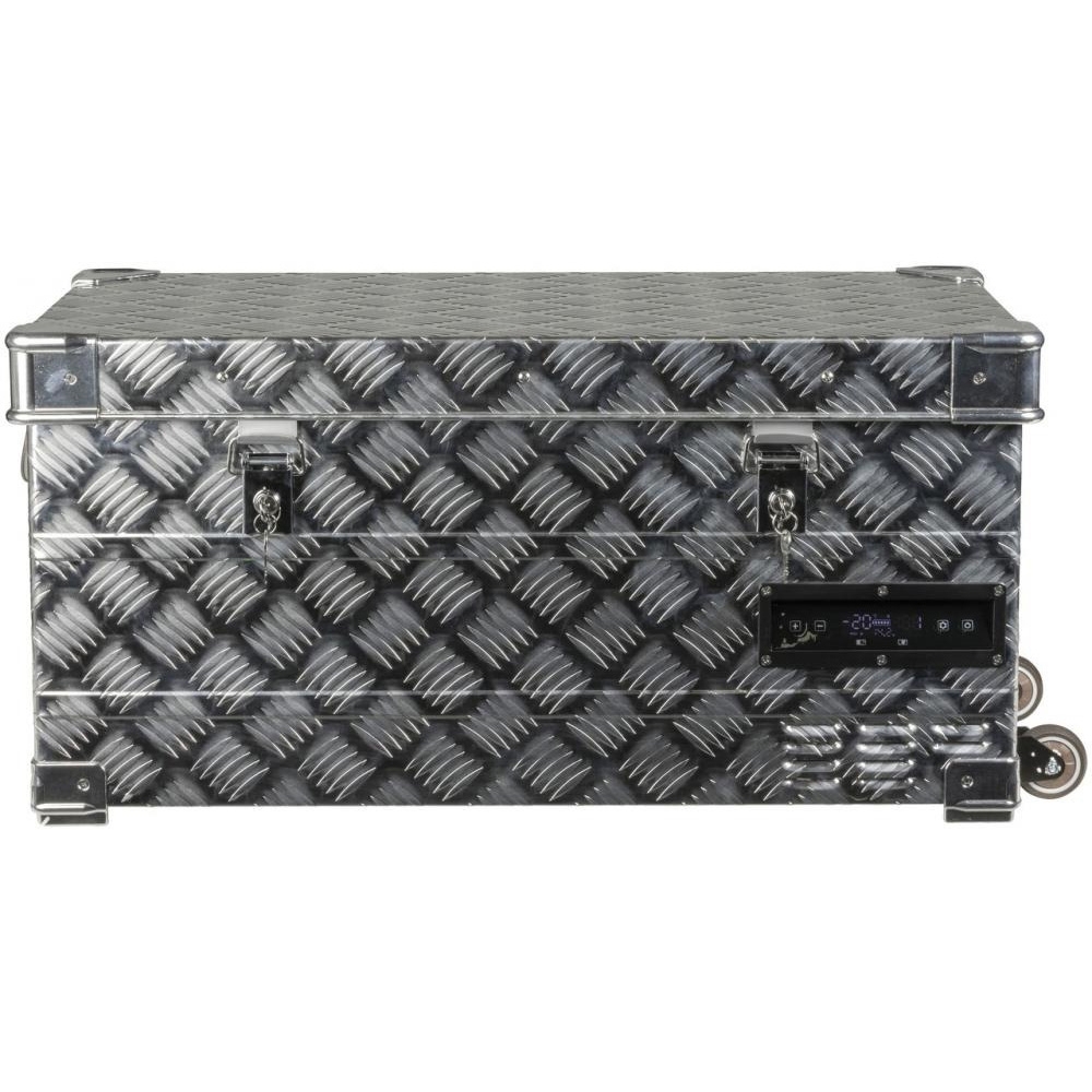 Rovin Commercial Dual Zone Portable Fridge/Freezer with Lock and Armored Casing 42L 12/24V DC 230V AC