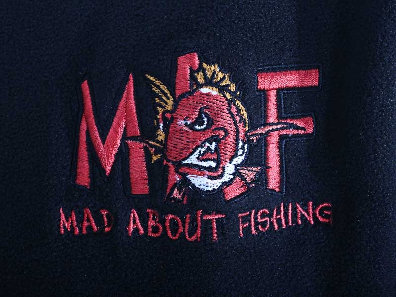 Mad About Fishing Fleece T-Shirt Black XS