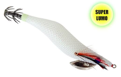 Black Magic Squid Snatcher Squid Jig Lumo Size 3 Ghost Glow/Lumo