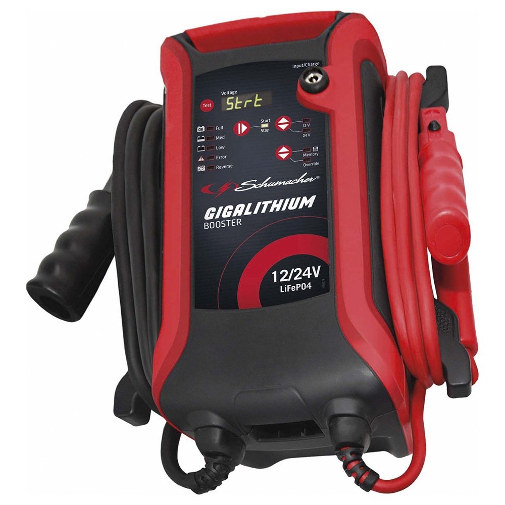 Schumacher GIGA Lithium LiFePO4 Jump Starter 12/24V 2000/1000CA