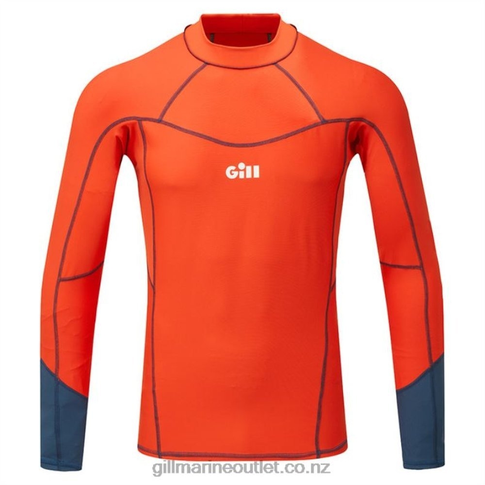 Gill Pro Mens Long Sleeve Rash Vest UPF50+