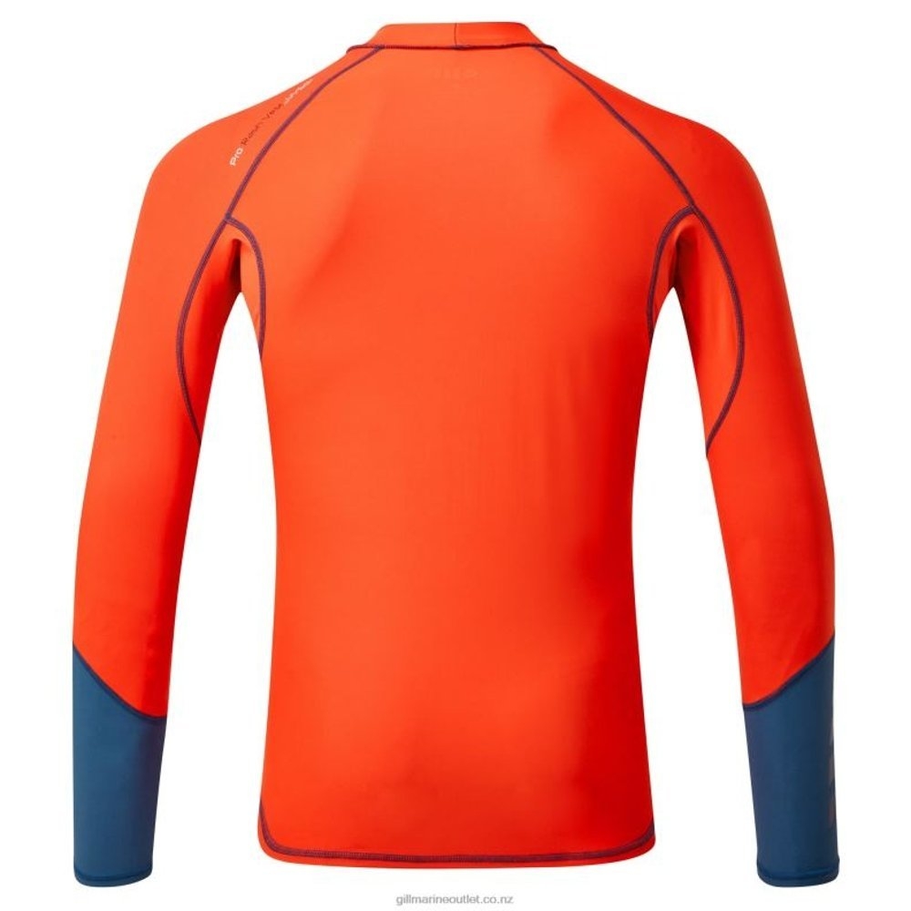 Gill Pro Mens Long Sleeve Rash Vest UPF50+