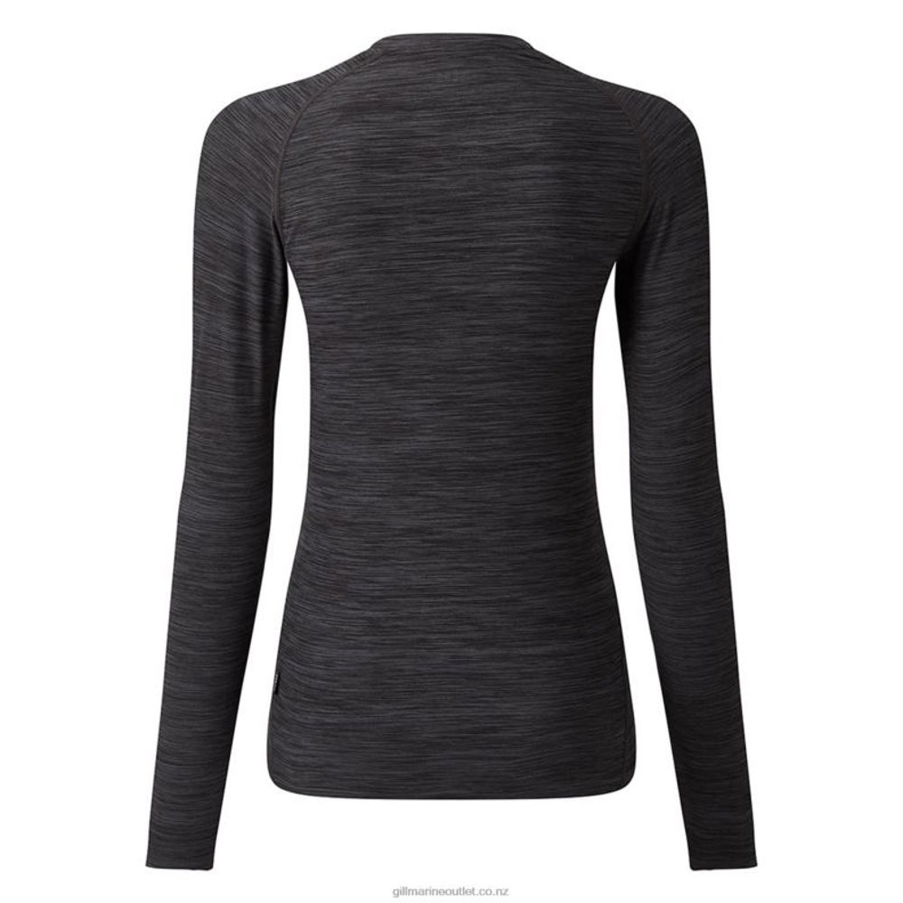 Gill Womens Long Sleeve Crew Neck Ash Melange 12