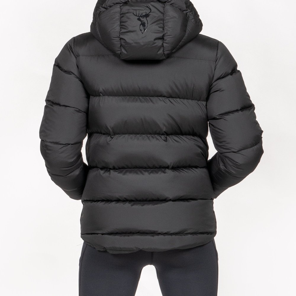 Ladies Coats Monki Maxima Padded Coat With Belt In Black Buy