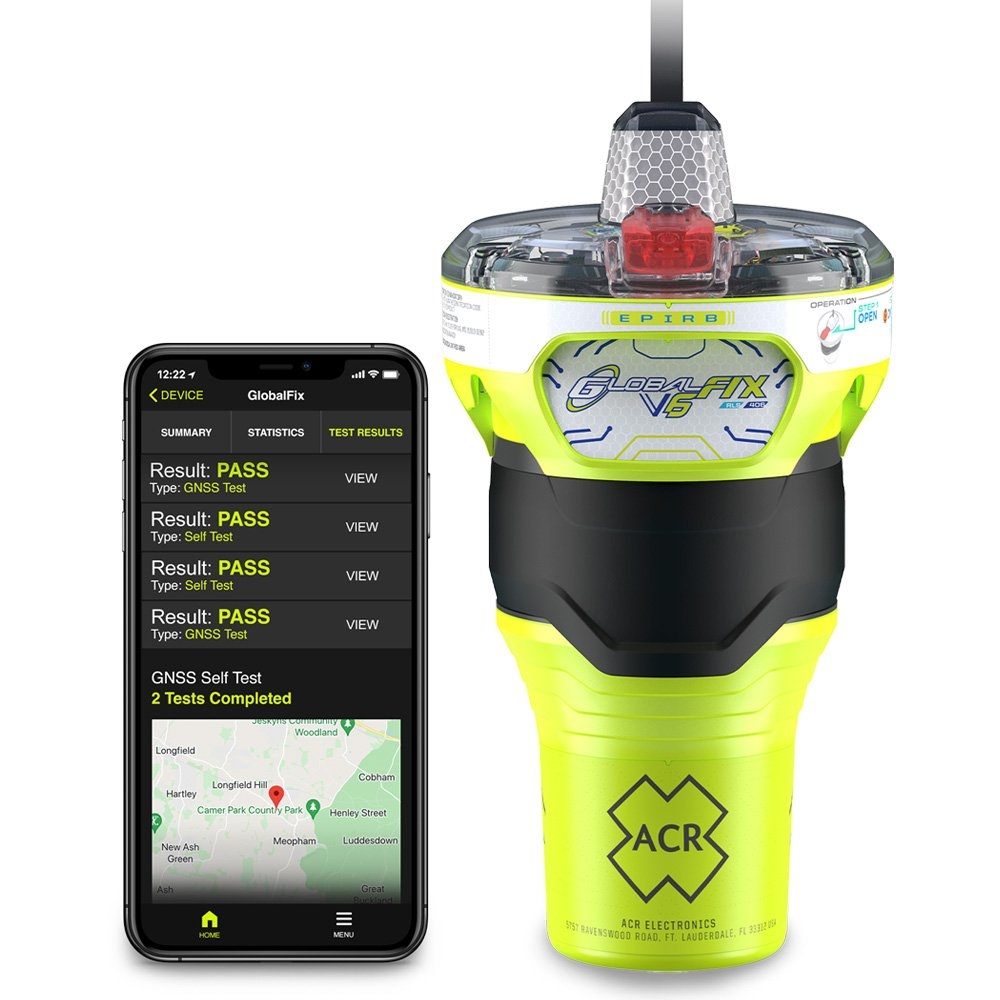 ACR GlobalFix V6 RLB-43 EPIRB RLS 406MHz Cat I