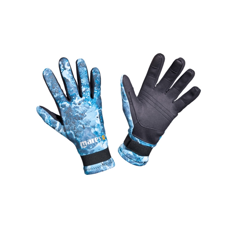 Mares Amara Spearfishing Gloves Camo Blue XL
