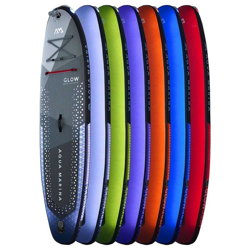 Aqua Marina GLOW All-Around Inflatable Stand Up Paddle Board 10ft 4in Glow-In-The-Dark