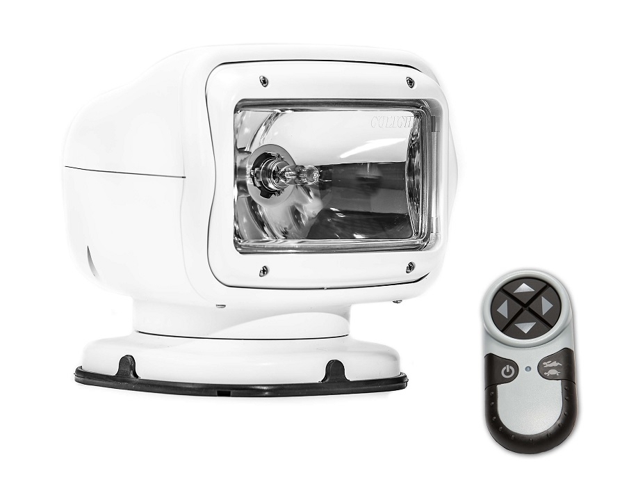GOLIGHT Radioray Halogen Spotlight with Wireless Remote 225000cd White