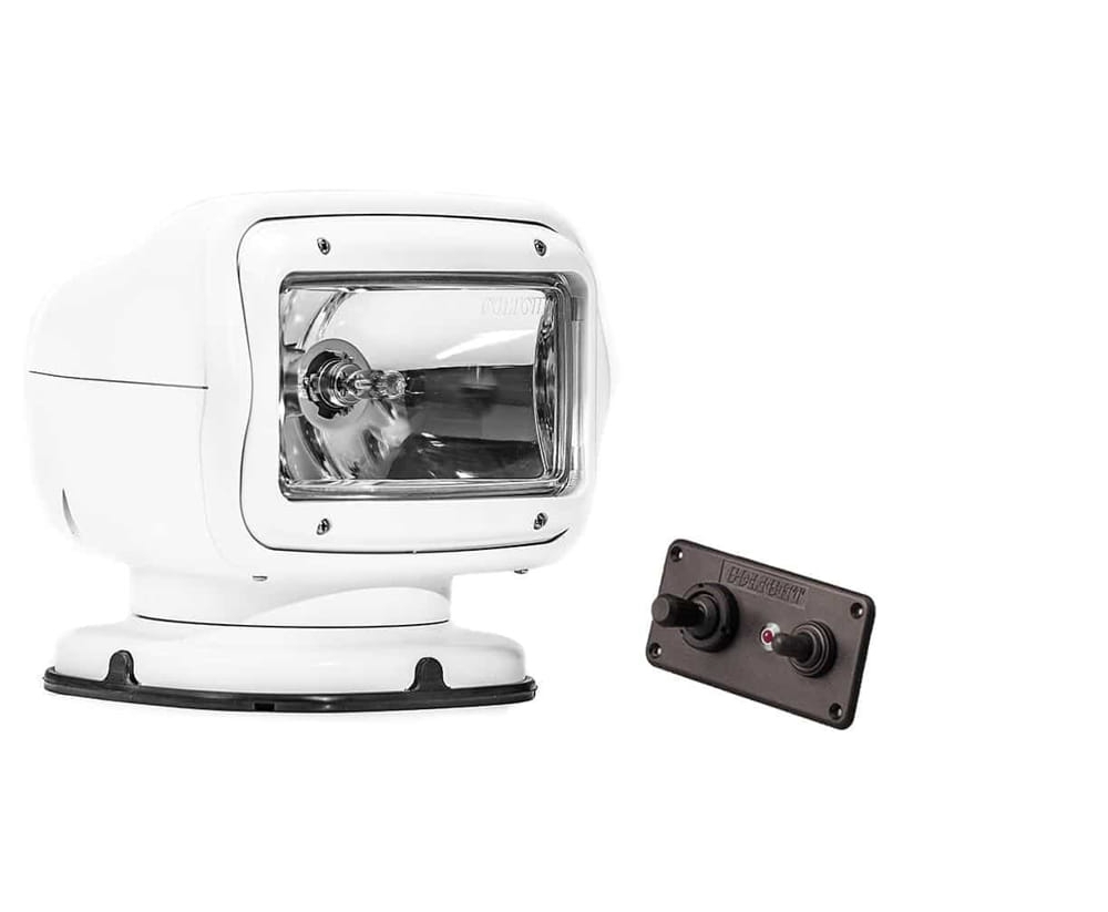 GOLIGHT Radioray Halogen Spotlight with Hard Wired Dash Control 410000cd White