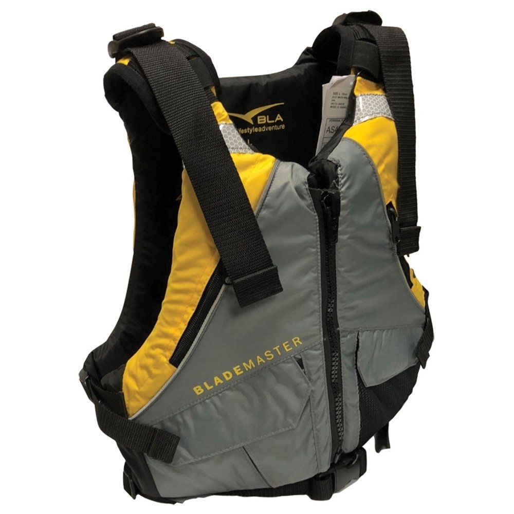 BLA Blademaster Level 50 PFD Life Vest Gold Small-Medium