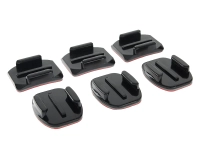 GoPro Flat and Curved Adhesive Mounts Thumbnail GoPro Flat and Curved Adhesive Mounts