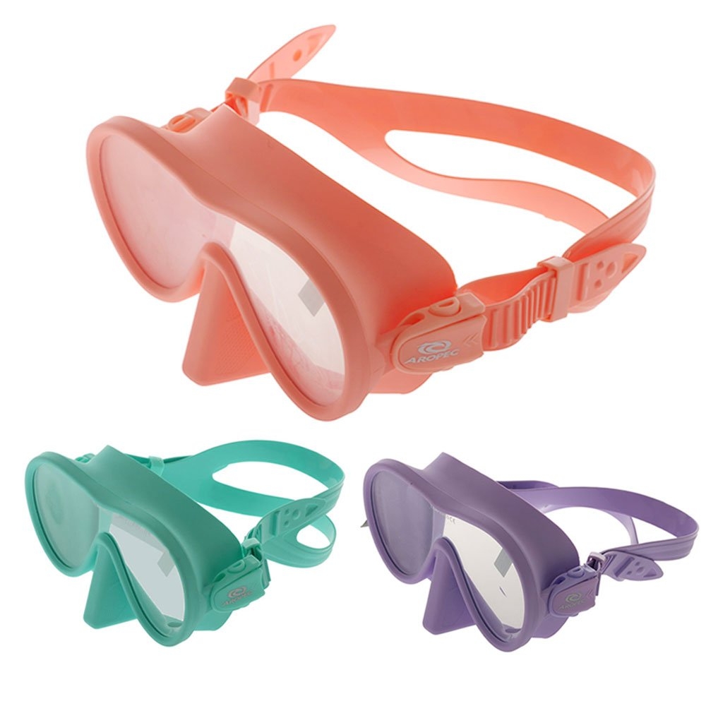 Aropec Single Lens Frameless Adult Dive Mask