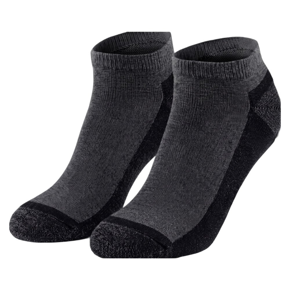 Black Shag Merino Ankle Socks