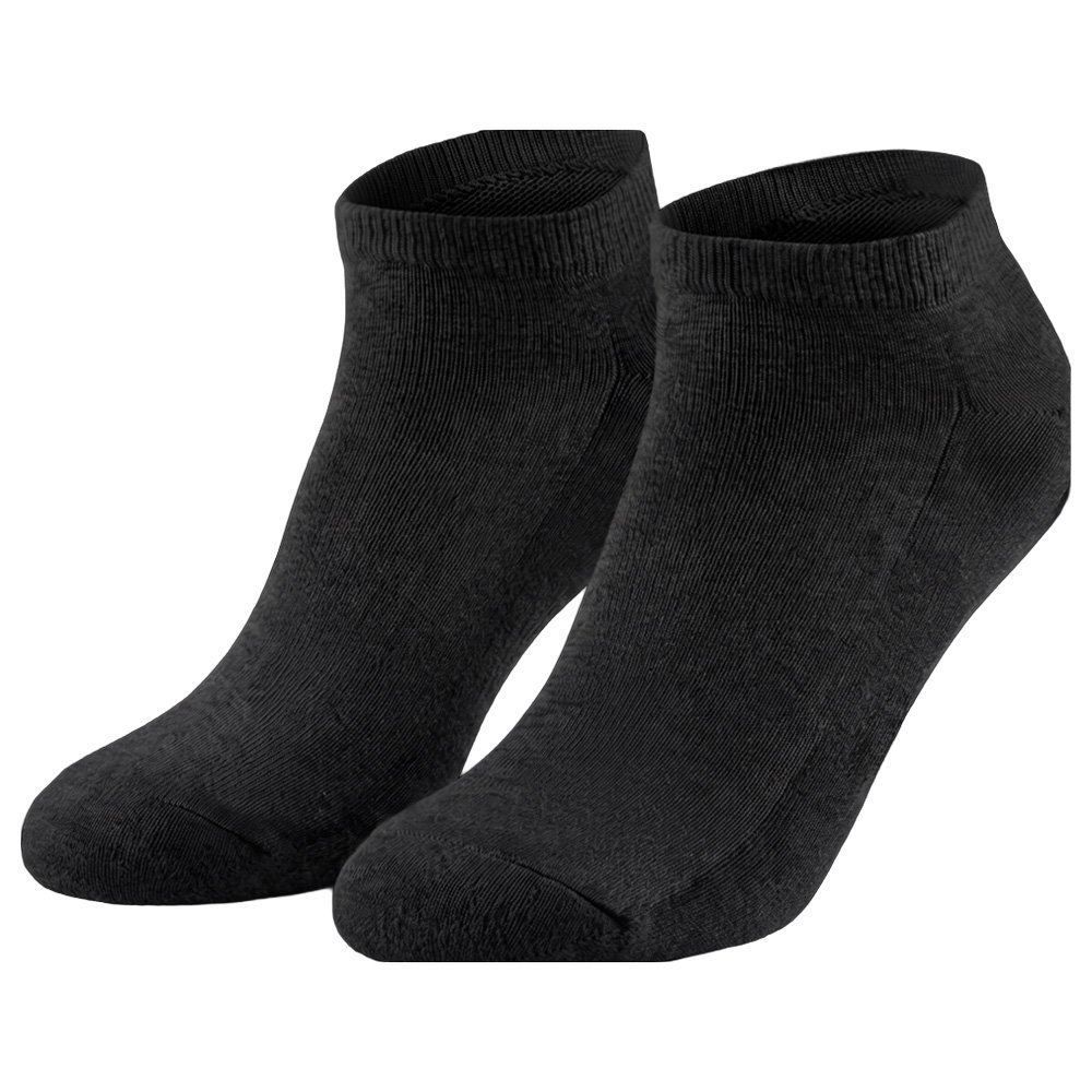 Black Shag Merino Ankle Socks