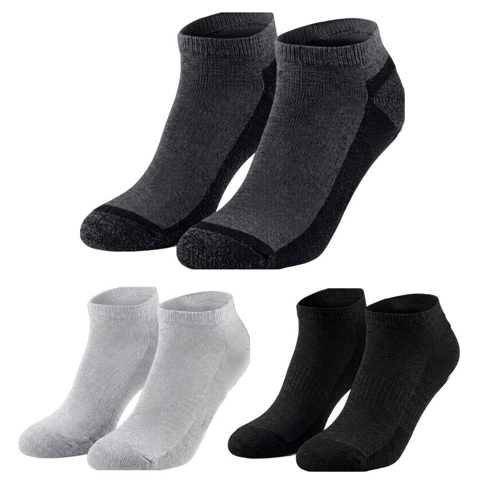 Black Shag Merino Ankle Socks