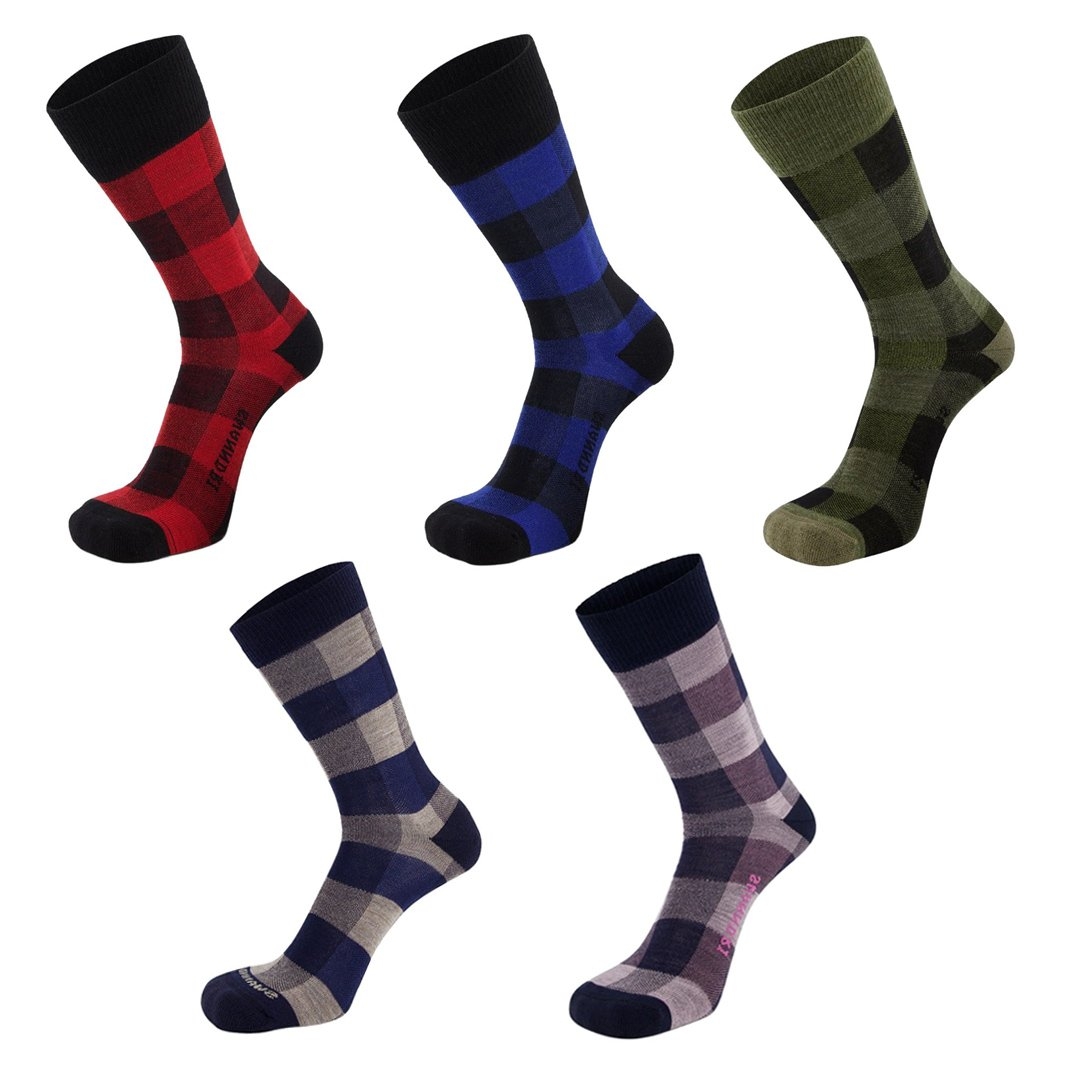 Swanndri Colombo Merino Socks Buffalo Check