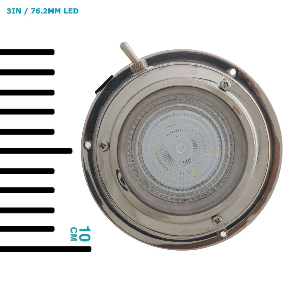 304 Stainless Steel Dome Light