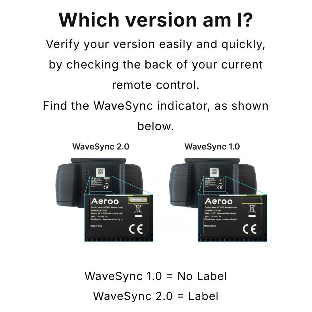 Aeroo Pro Fishing Drone Remote Controller WaveSync 1.0/2.0