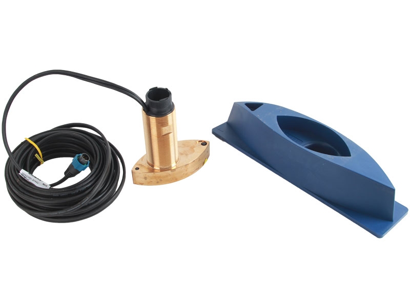 Airmar B744V-BL Bronze Thru-Hull Transducer for Lowrance 7-Pin Blue Plug 50/200kHz