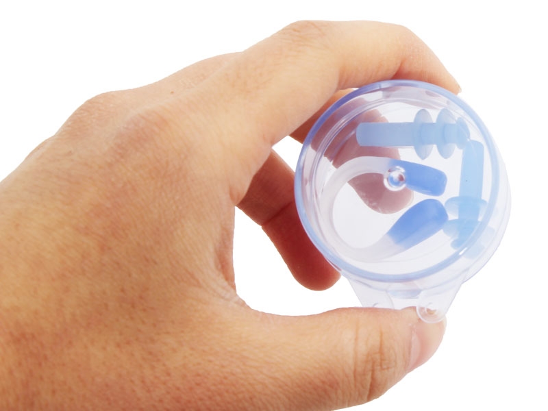 Aropec Silicone Ear Plugs and Nose Clip Set Blue