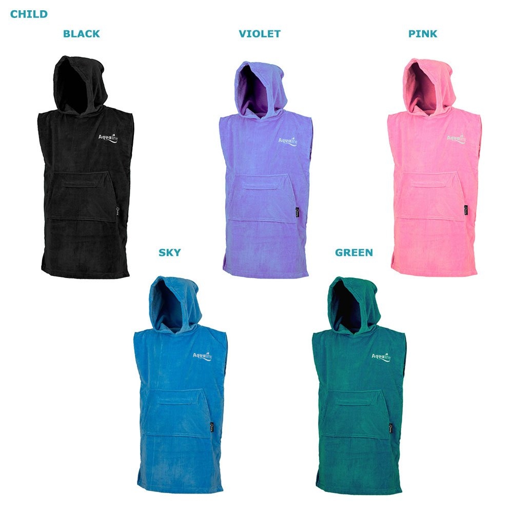 Aqualine Kids Hooded Poncho/Towel