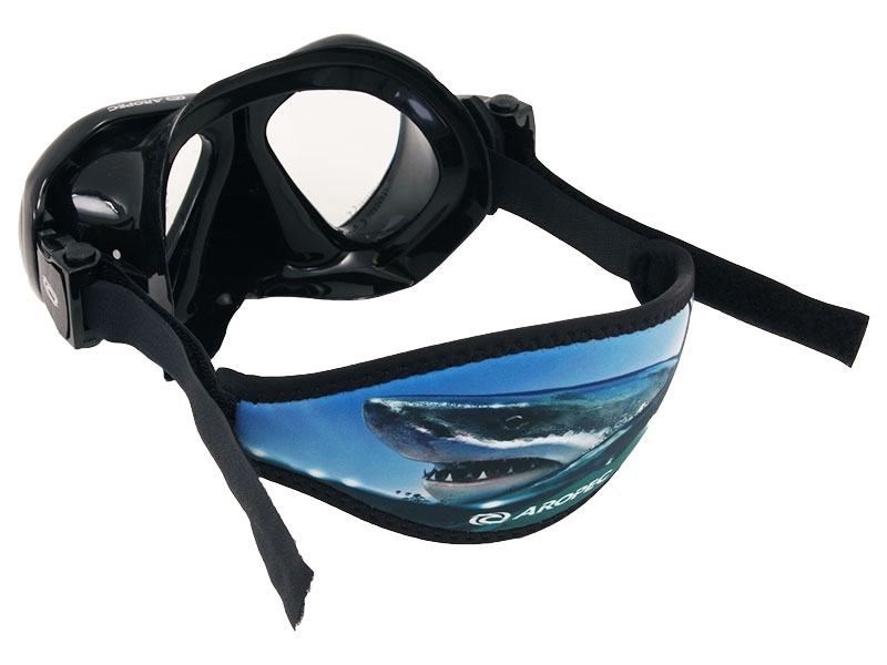 Aropec Neoprene Dive Mask Strap Blue