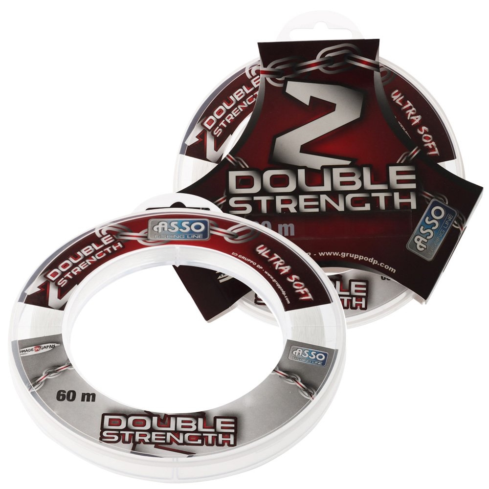 ASSO Double Strength Monofilament Leader 60m