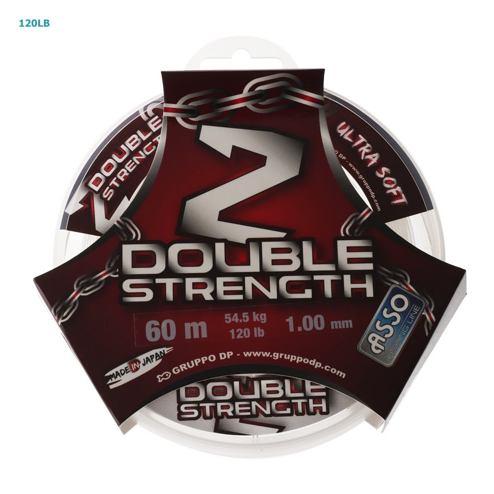 ASSO Double Strength Monofilament Leader 60m