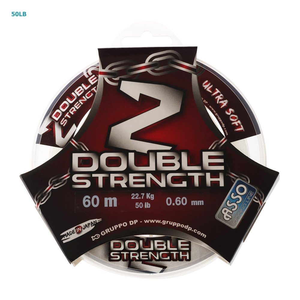 ASSO Double Strength Monofilament Leader 60m