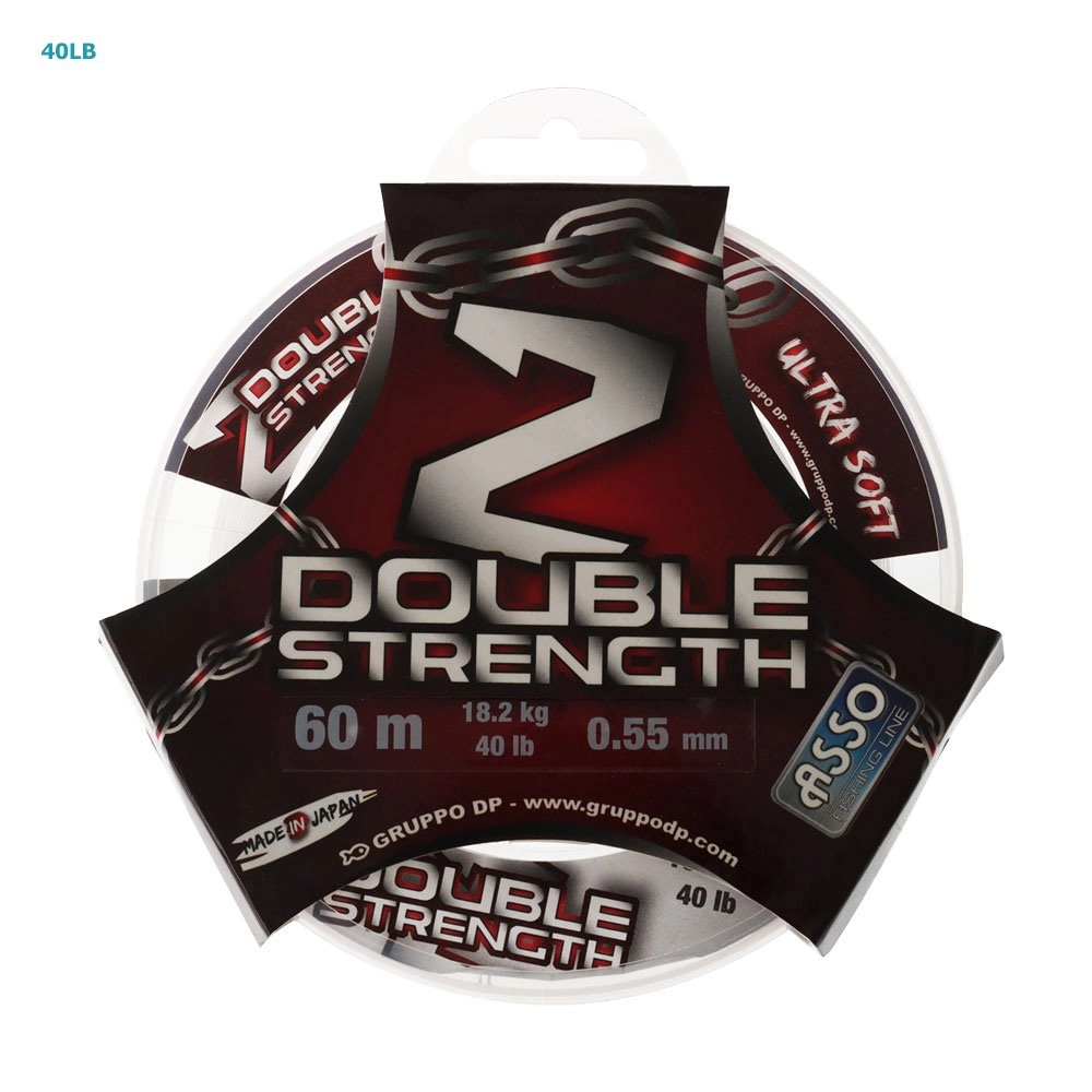 ASSO Double Strength Monofilament Leader 60m ASSO Double Strength Monofilament Leader 60m