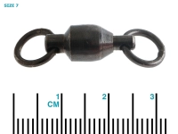 Mustad Ball Bearing Swivel with Welded Ring Thumbnail Mustad Ball Bearing Swivel with Welded Ring