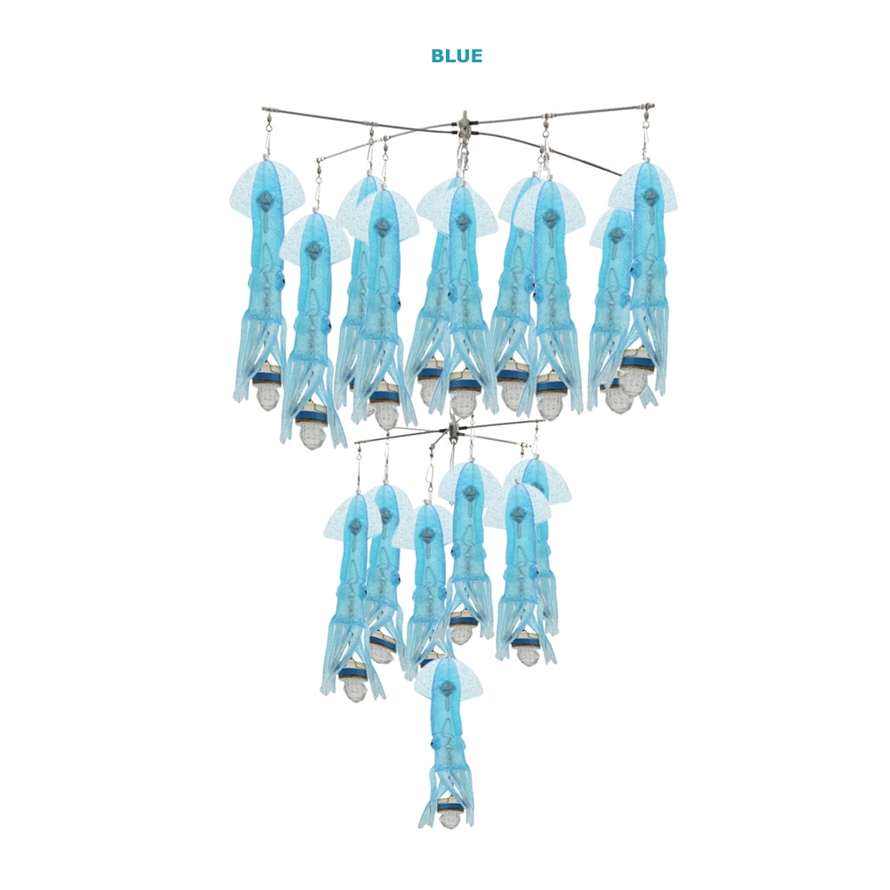 Bonze No Tangle Squid Dredge 2 Tier with Lights