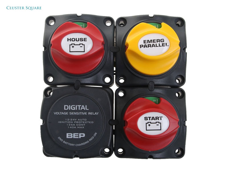 BEP Marine Dual Battery Charging Cluster for Single Engines