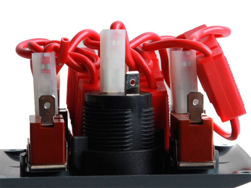 BEP 900-5WPS 5-Way Switch Panel with Waterproof Socket