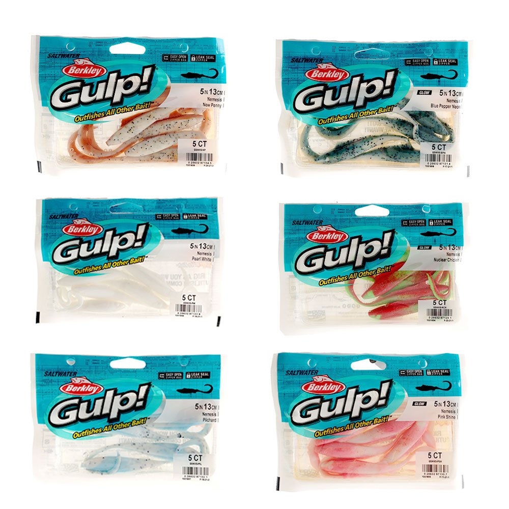 Berkley Gulp Nemesis Soft Bait 12.5cm Qty 5