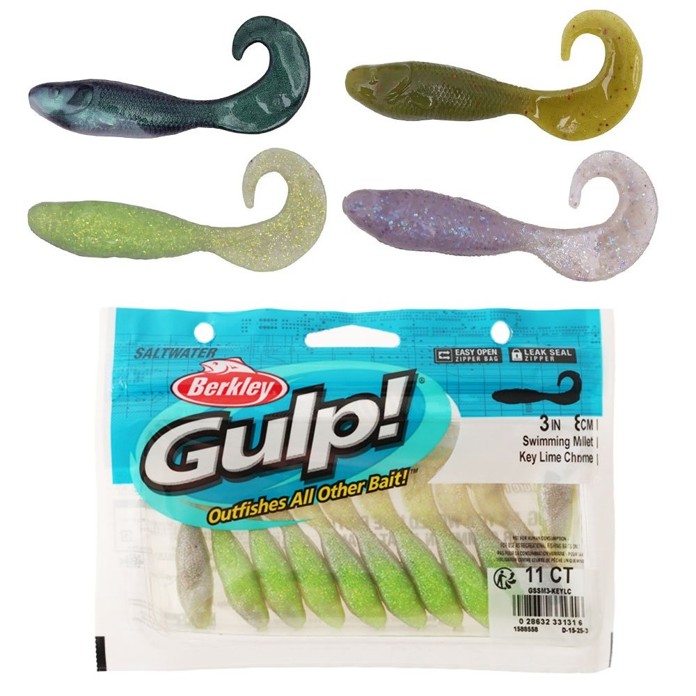 Berkley Gulp Swimming Mullet Soft Bait 3in / 7.5cm Qty 11