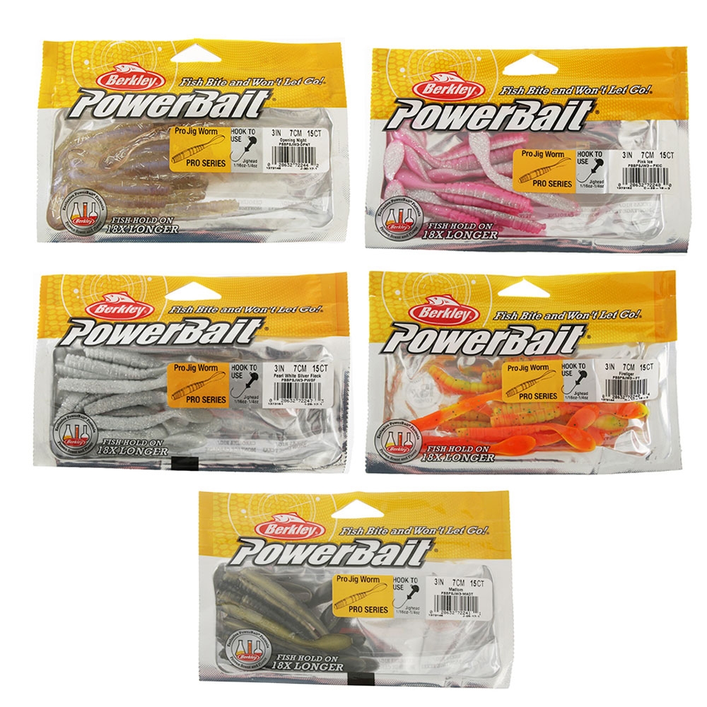 Berkley PowerBait Jig Worm Soft Bait 7cm