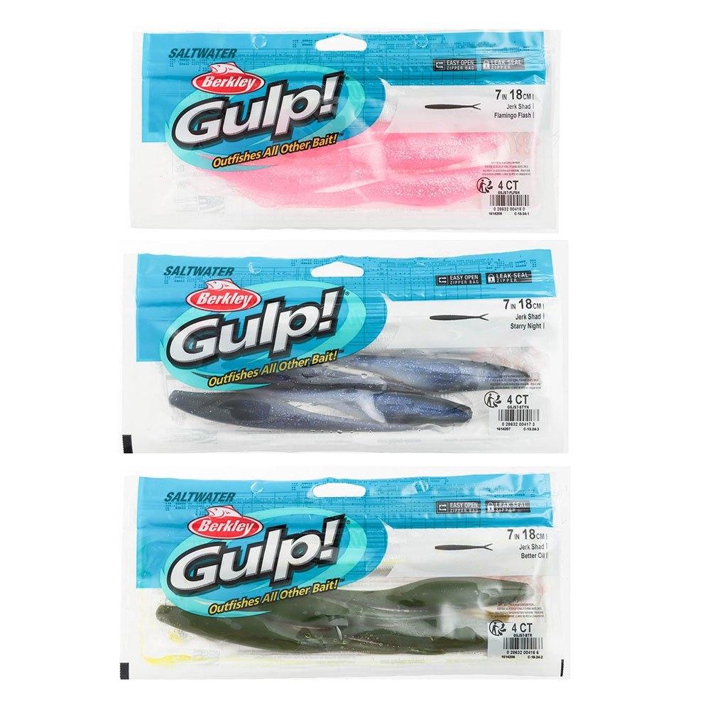 Berkley Gulp Jerk Shad Soft Bait 7in/18cm
