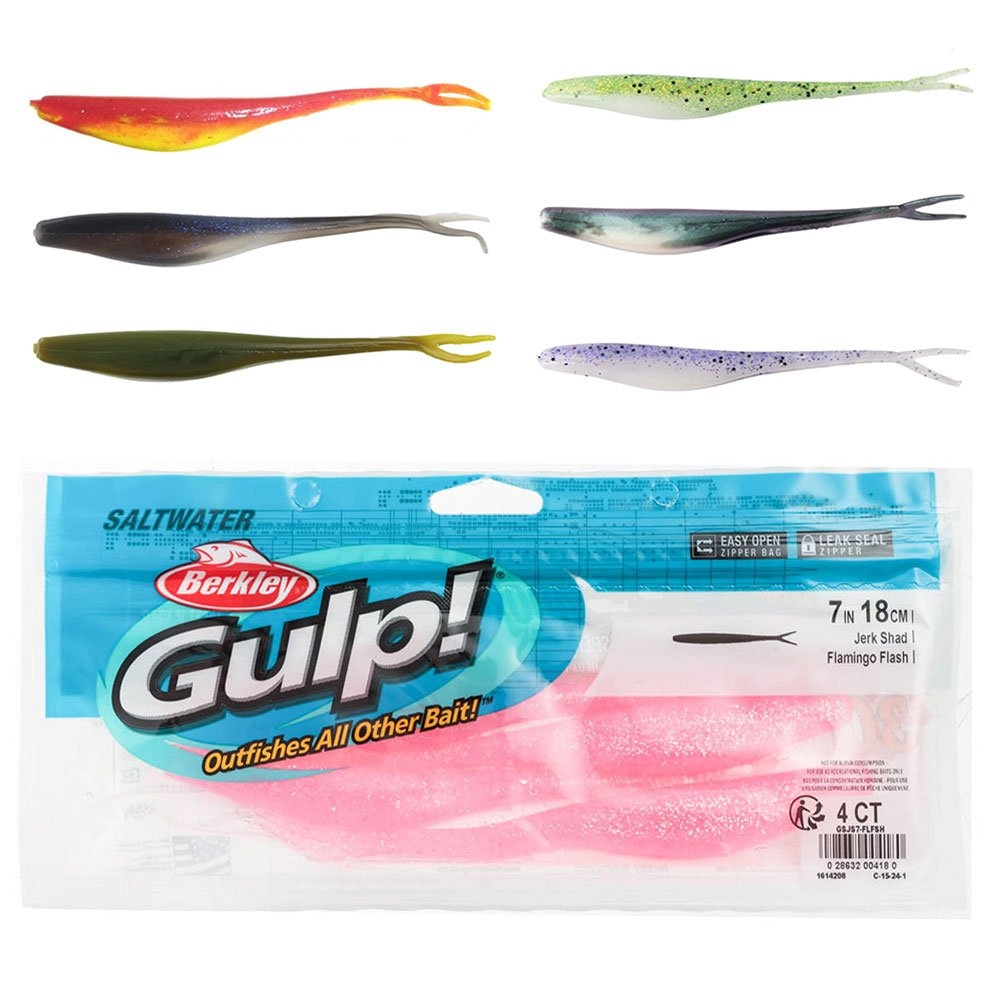 Berkley Gulp Jerk Shad Soft Bait 7in/18cm