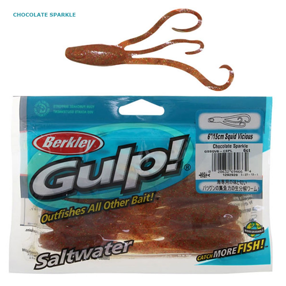 Berkley Gulp Squid Vicious Soft Bait 15cm