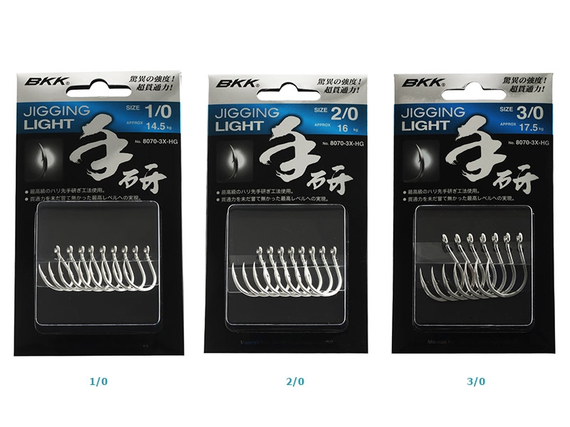BKK 8070-3X-HG Jigging Light Hooks